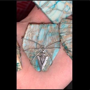Dyed Jasper Pendant